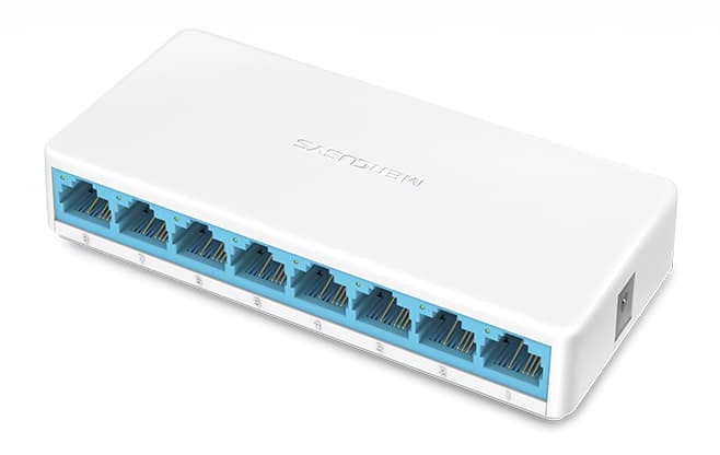 Φωτογραφία προϊόντος: Mercusys MS108 V3.0 Unmanaged L2 Switch (8x Ethernet)