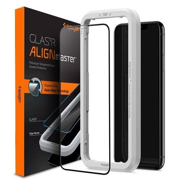 Φωτογραφία προϊόντος: Spigen Align Glass FC Tempered Glass για iPhone 11/XR AGL00106 (140702)