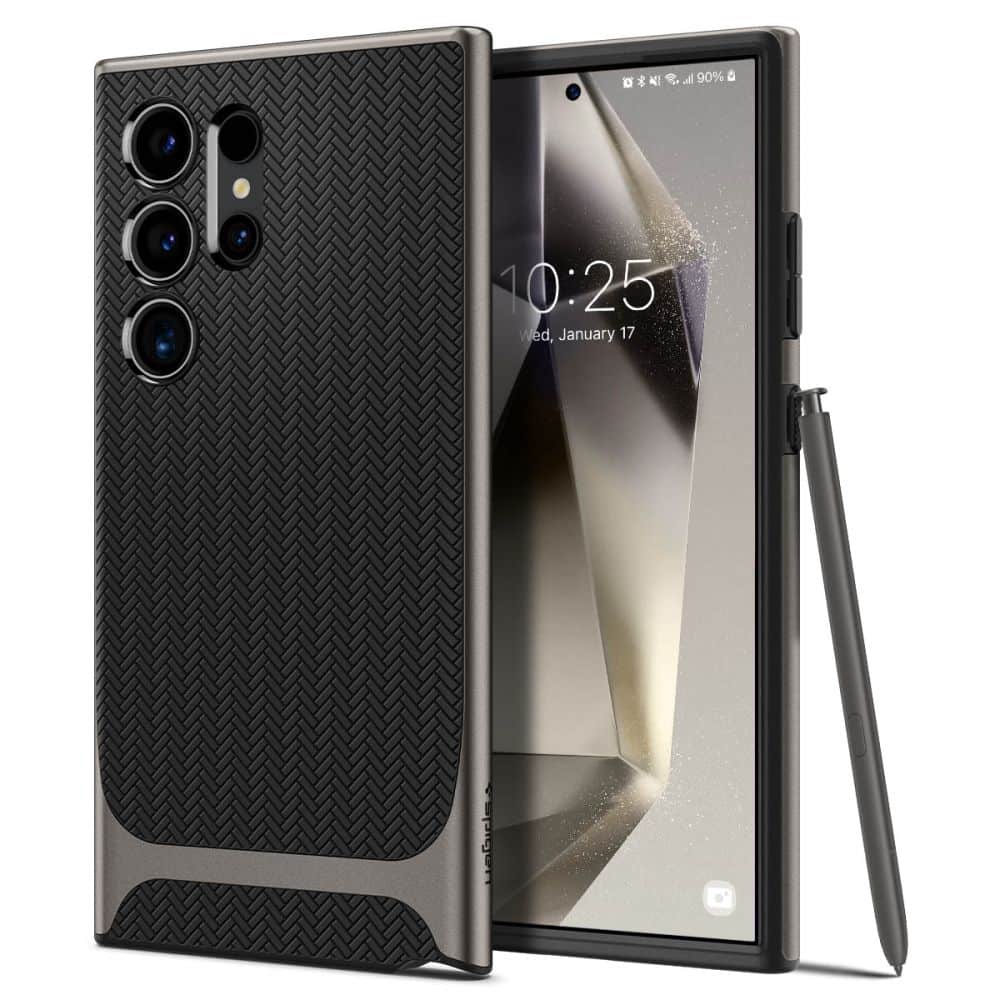 Φωτογραφία προϊόντος: Spigen Neo Hybrid Back Cover Σιλικόνης Gunmetal (Galaxy S24 Ultra) 150556
