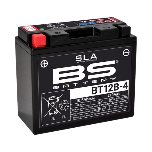 Φωτογραφία προϊόντος: BS BATTERY ΜΠΑΤΑΡΙΑ SLA BT12B-4 | BS-BATTERY