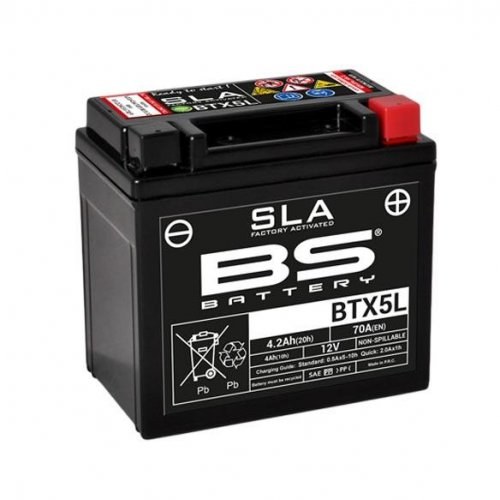 Φωτογραφία προϊόντος: BS BATTERY ΜΠΑΤΑΡΙΑ SLA BTX5L | BS-BATTERY