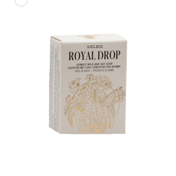 Φωτογραφία προϊόντος: 111 ELIES ROYAL DROP-ΣΑΠΟΥΝΙ ΜΕ ΓΑΛΑ ΓΑΪΔΟΥΡΑΣ ΚΑΙ ΒΡΩΜΗ - ΠΡΟΣΩΠΟ +amp; ΣΩΜΑ 100g