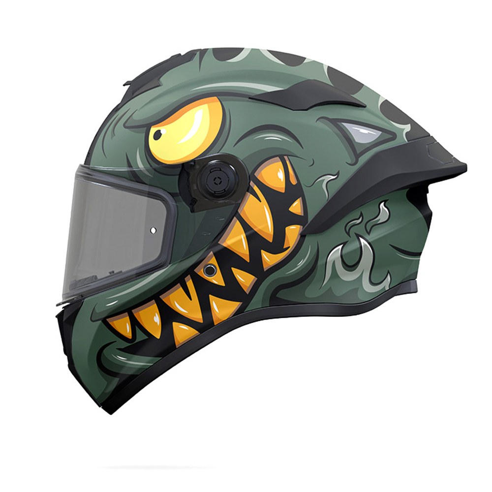 Φωτογραφία προϊόντος: Κράνος Full Face Targo S Angeldemon B6 Green Matte ECE 22.06 | MT