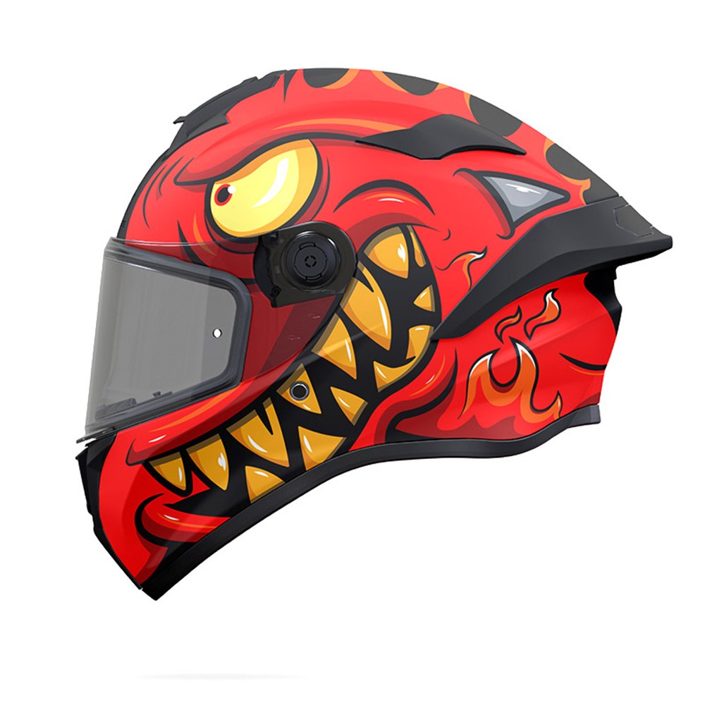 Φωτογραφία προϊόντος: Κράνος Full Face Targo S Angeldemon B2 Red Gloss ECE 22.06 MT