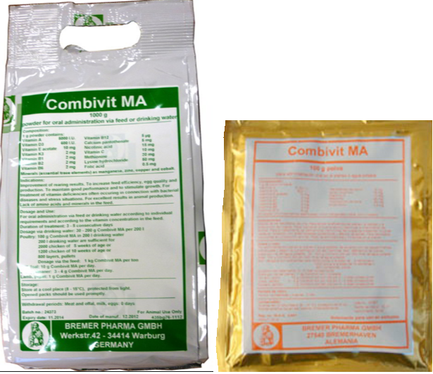 Φωτογραφία προϊόντος: BREMER FARM COMBIVIT MA ΔΙΑΙΤΗΤΙΚΟ ΣΥΜΠΛΗΡΩΜΑ ΠΑΡΑΓΩΓΙΚΩΝ ΖΩΩΝ Bremer farm combivit με διαιτητικό συπλήρωμα παραγωγικών ζώων 100gr BREMER FARM (4771317456632)