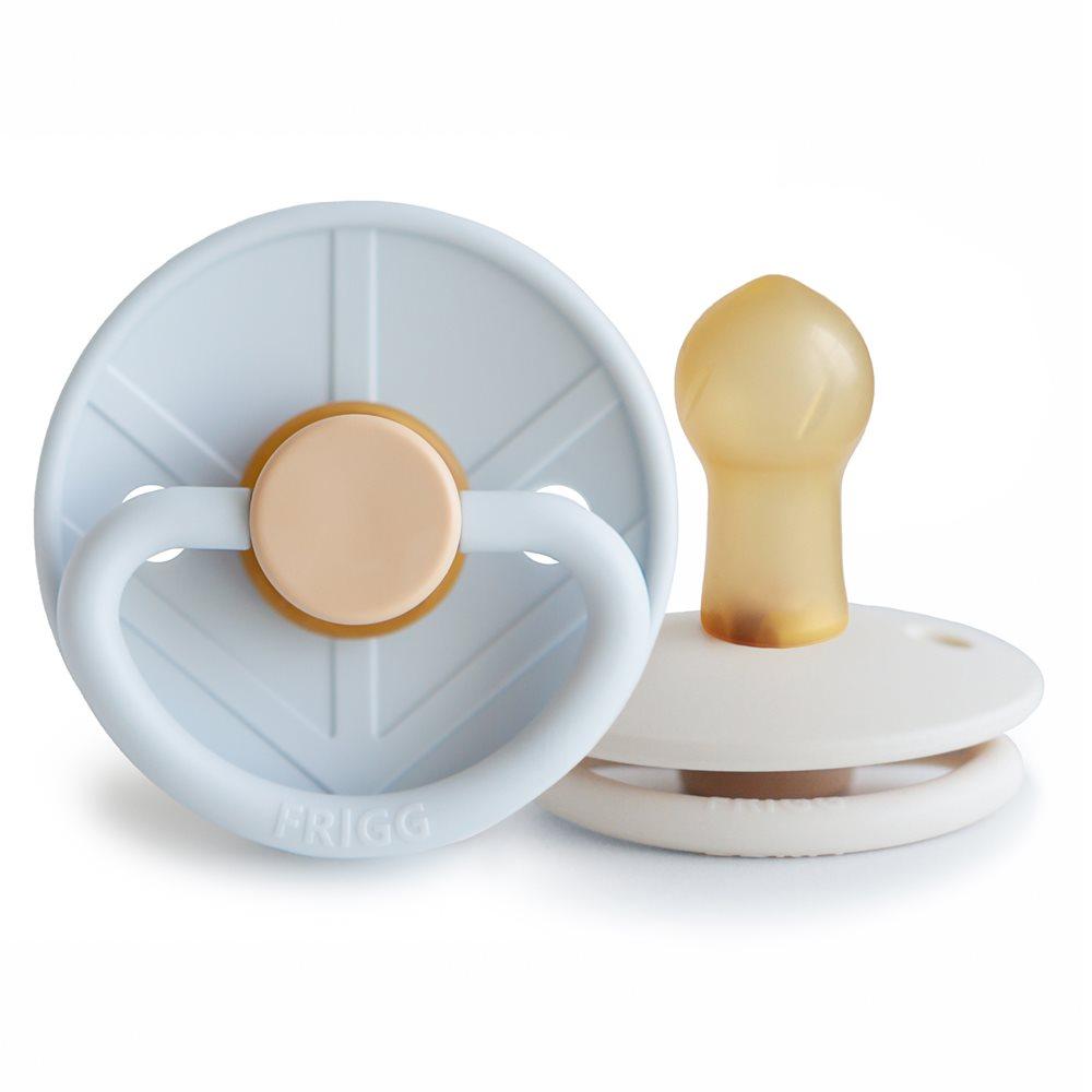 Φωτογραφία προϊόντος: Σετ 2 Πιπίλες Latex FRIGG Little Viking Powder Blue/Cream 0-6 Μηνών