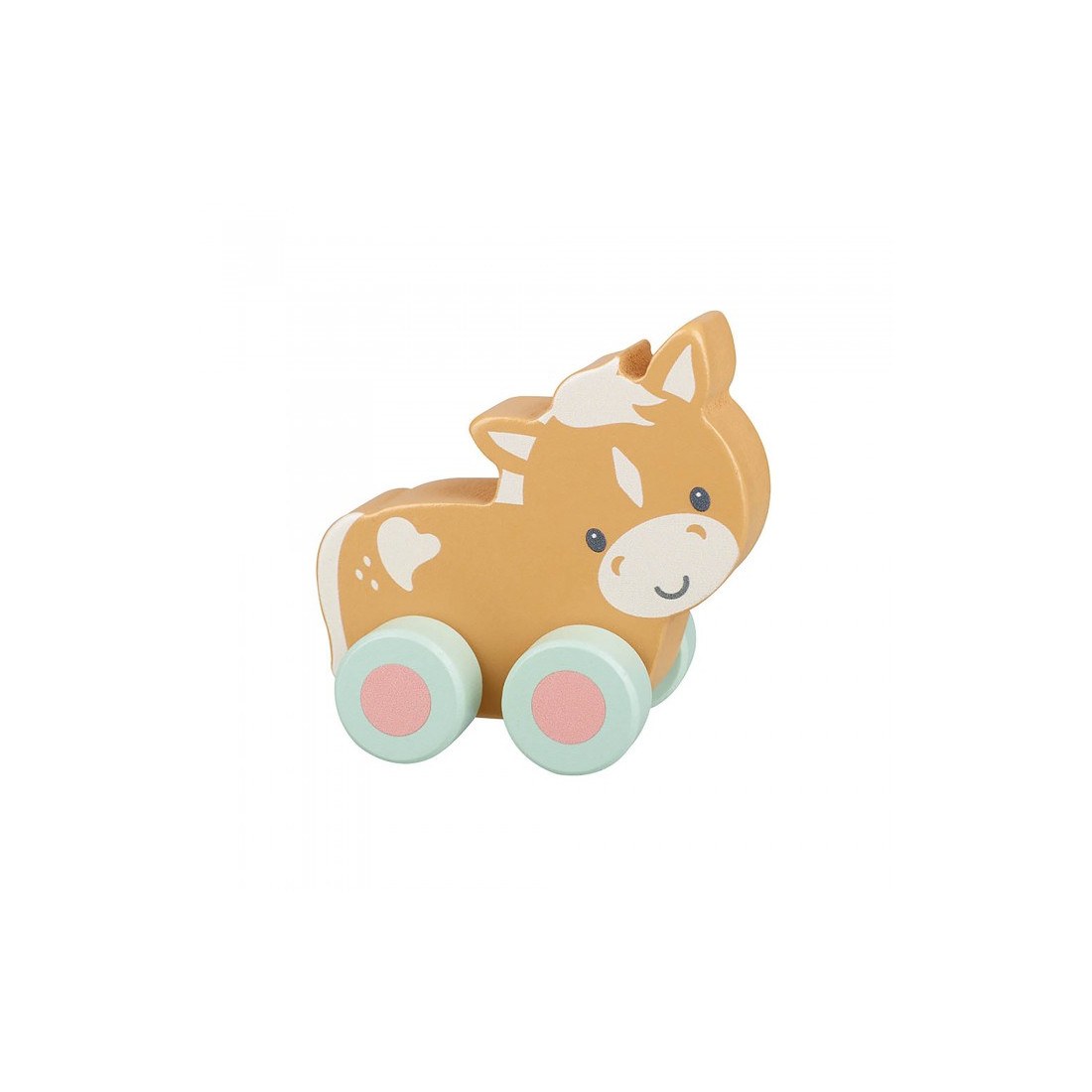 Φωτογραφία προϊόντος: Αλογάκι Push & Pull Farmyard Orange Tree Toys