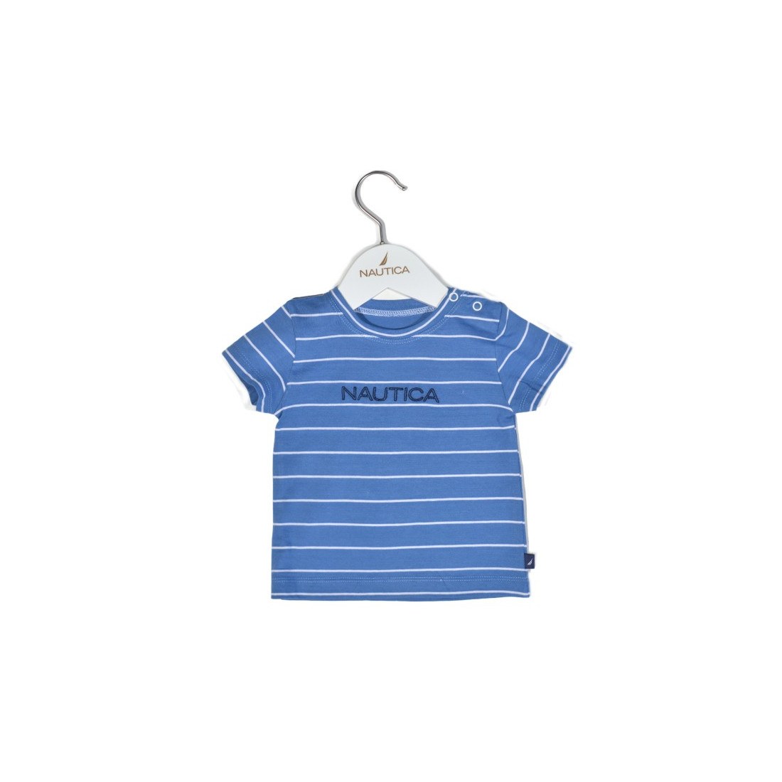 Φωτογραφία προϊόντος: Nautica T-Shirt Jersey Organic Design 11 Μπλε Ριγέ 80cm 9-12 μηνών