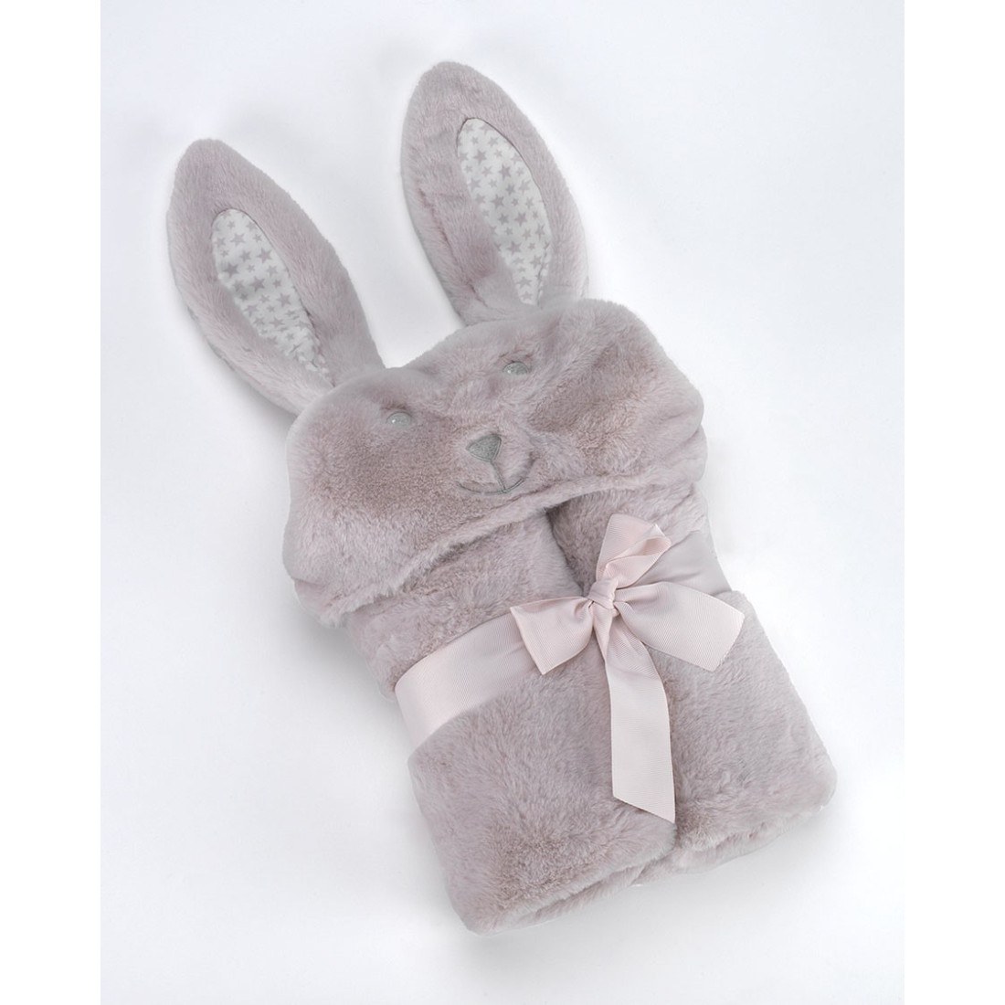 Φωτογραφία προϊόντος: MORA SPAIN Κουβέρτα Pompon Rabbit 75Χ95cm Σάπιο Μήλο MORA