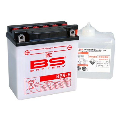 Φωτογραφία προϊόντος: BS BATTERY ΜΠΑΤΑΡΙΑ DRY BB9-B | BS-BATTERY