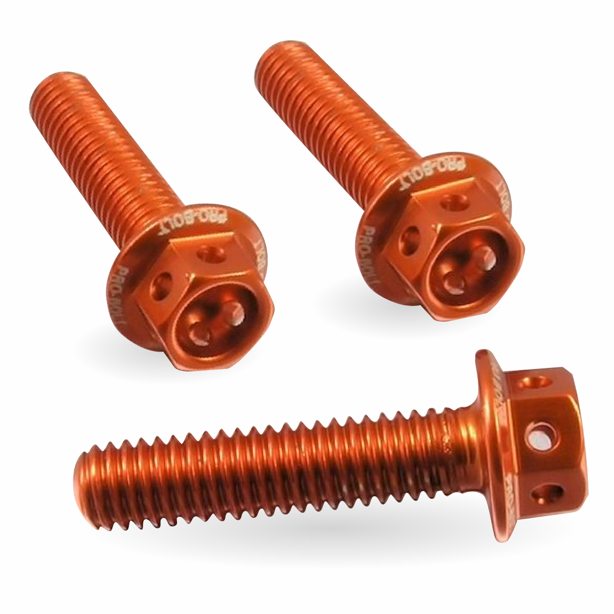Φωτογραφία προϊόντος: ΚΙΤ ΒΙΔΕΣ ΕΞΑΓΩΝΕΣ ALUMINIUM BRAKE CLUTCH PERCH PINCH BOLT SET RACE SPEC HXBCPERCH230ROE ORANGE| PRO BOLT