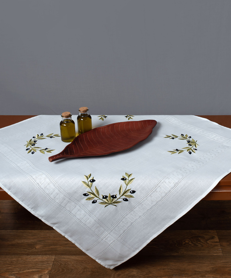 Φωτογραφία προϊόντος: Τραπεζοκαρέ 3854 (135cm x 135cm) λευκό