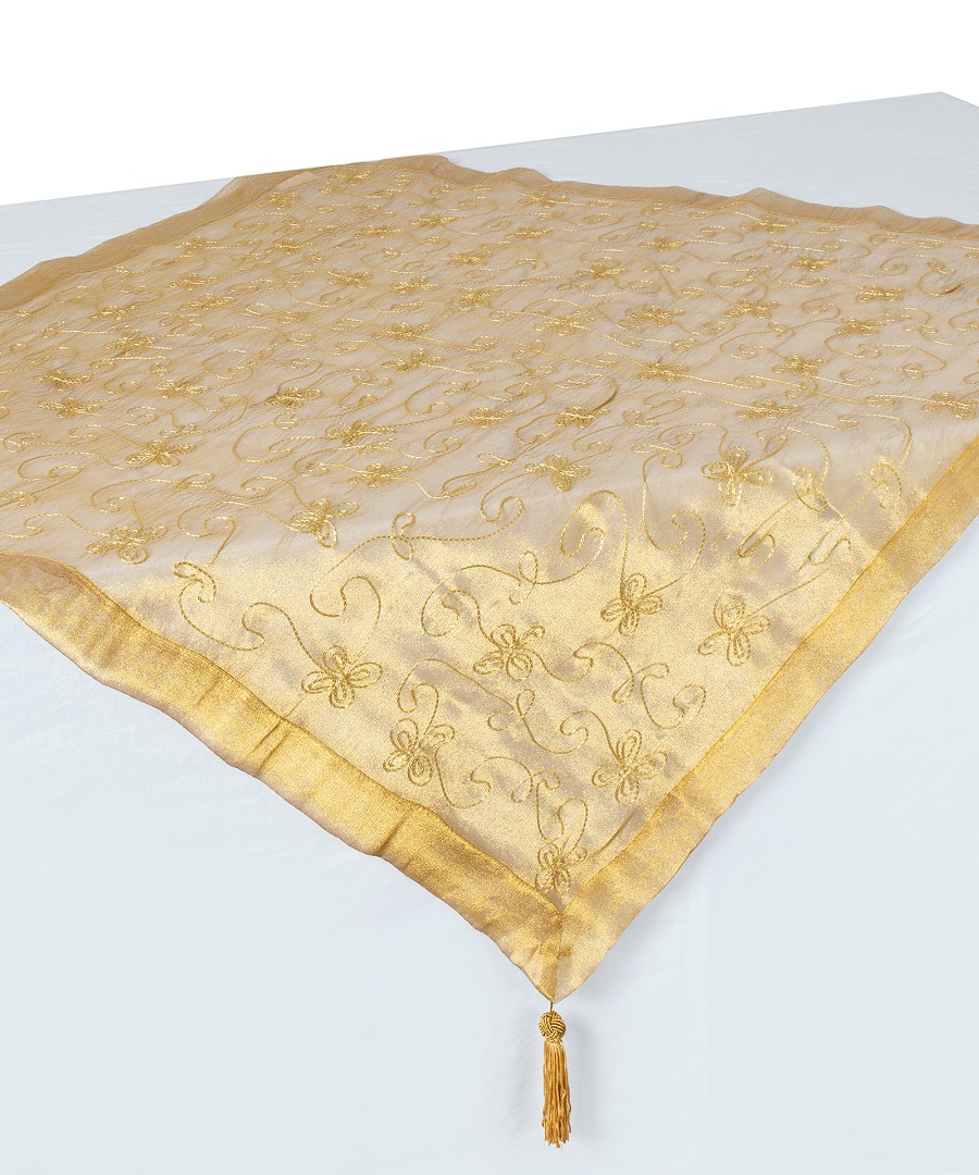 Φωτογραφία προϊόντος: SilkFashion Καρέ (90cm x 90cm) 0001061A Χρυσό