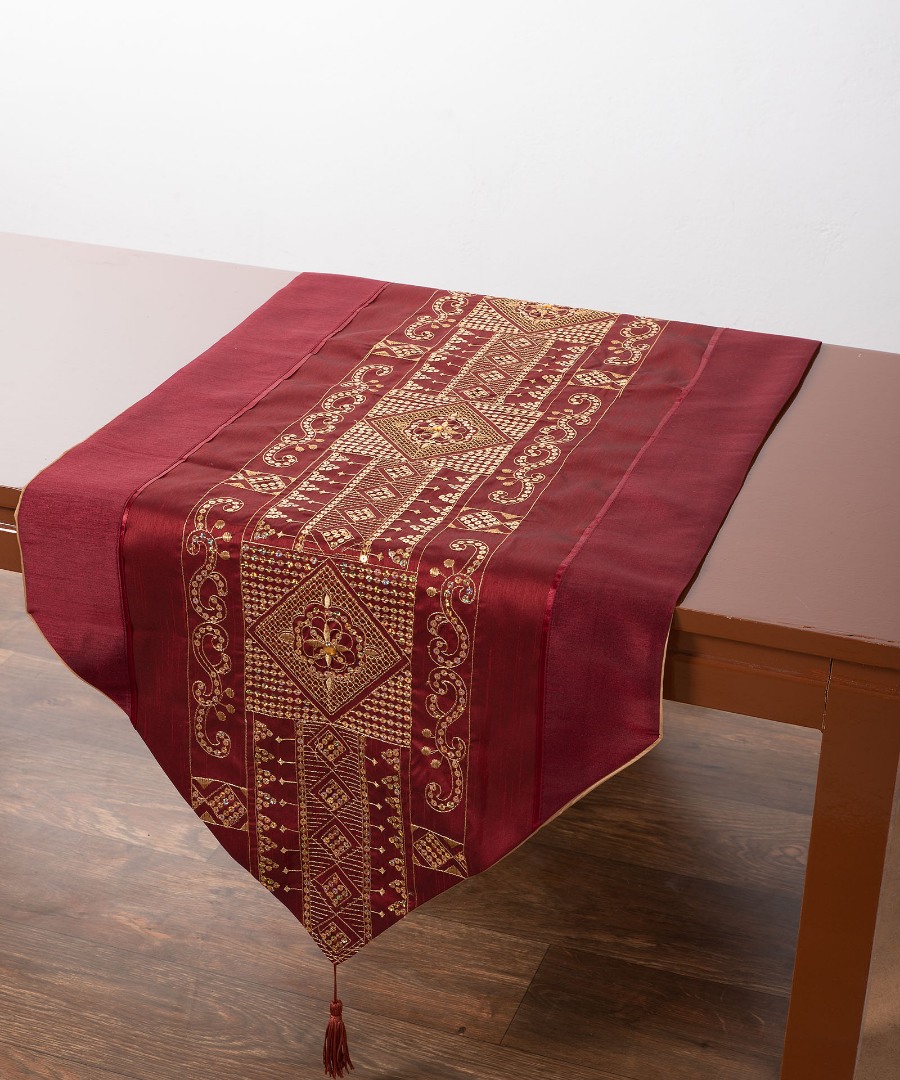 Φωτογραφία προϊόντος: SilkFashion Τραβέρσα 50x145cm 703 ΧΝ-48 Μπορντώ