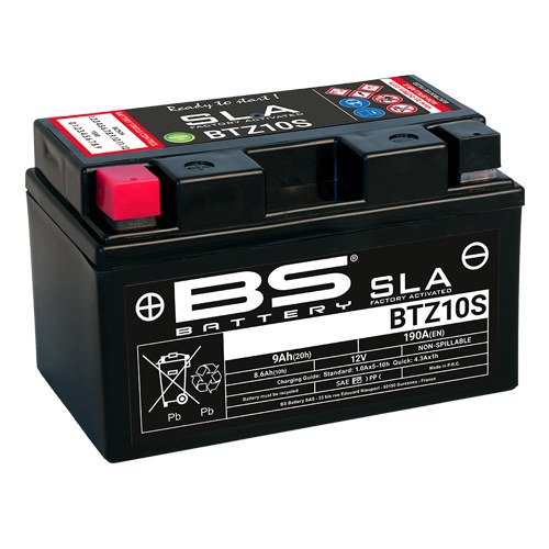 Φωτογραφία προϊόντος: BS BATTERY ΜΠΑΤΑΡΙΑ SLA BS-BTZ10S | BS-BATTERY