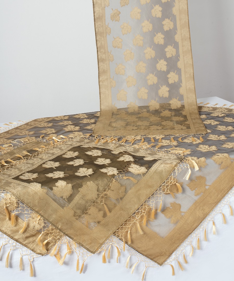 Φωτογραφία προϊόντος: SilkFashion Σετ 4 τεμαχίων (110cm x 110cm, 50cm x 140cm,2x50cm x 50cm) AKB-301 Λάδι