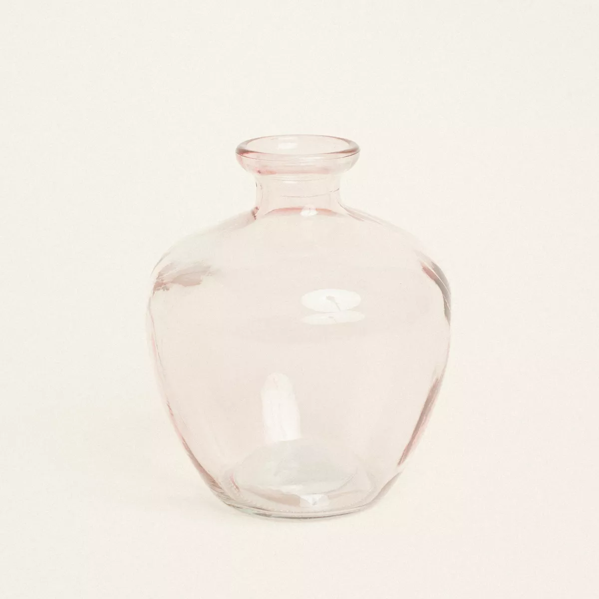 Φωτογραφία προϊόντος: Beauty Home Γυάλινο Βάζο 14 x 16 cm Χρώμα: Σάπιο Μήλο