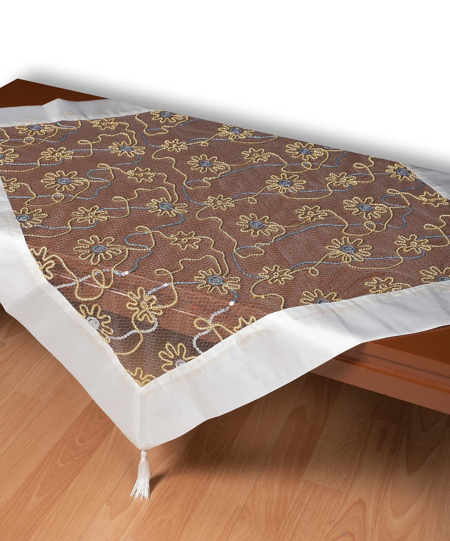 Φωτογραφία προϊόντος: Τούλινο καρέ 7180 (85cm x 85cm) λευκό – SilkFashion