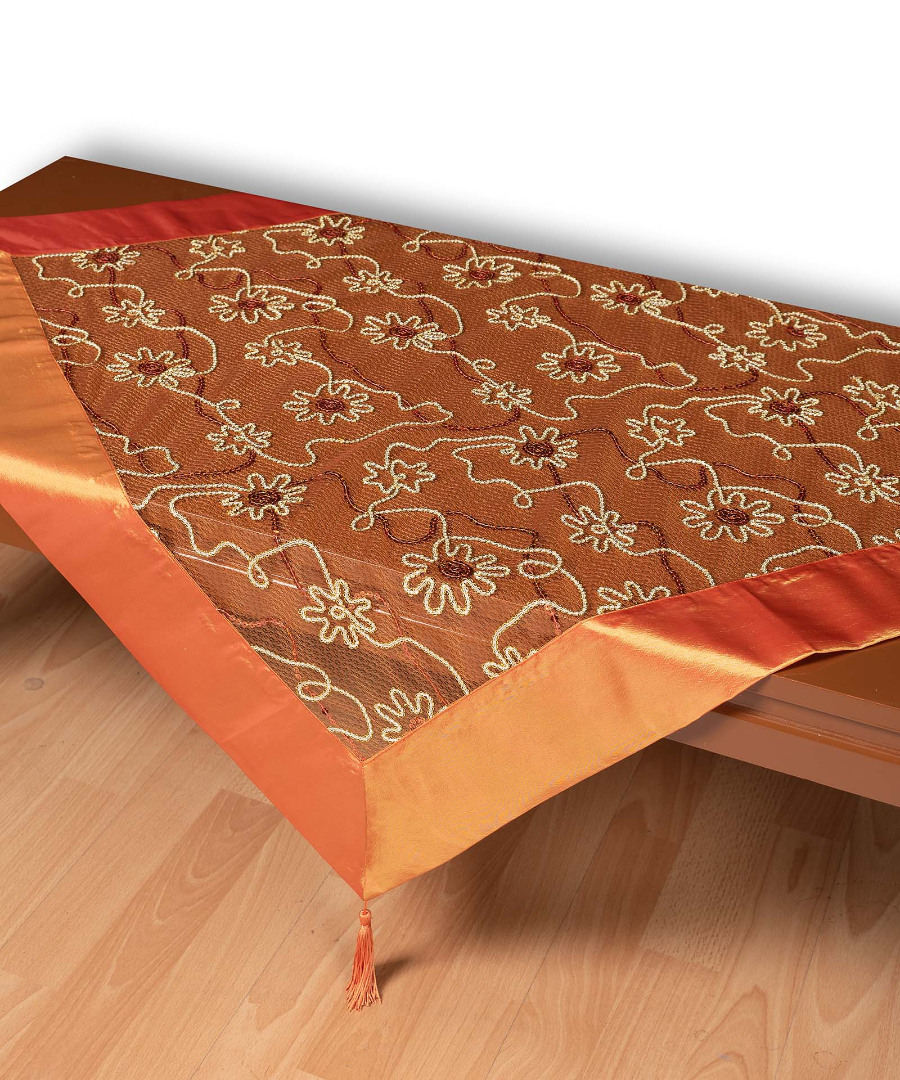 Φωτογραφία προϊόντος: Τούλινο καρέ 7180 (85cm x 85cm) πορτοκαλί
