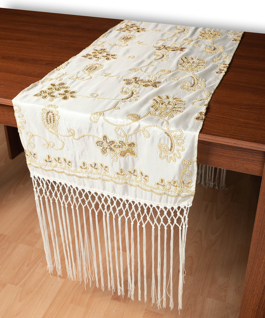 Φωτογραφία προϊόντος: SilkFashion Σατέν Τραβέρσα 7710 50x210cm Ivory