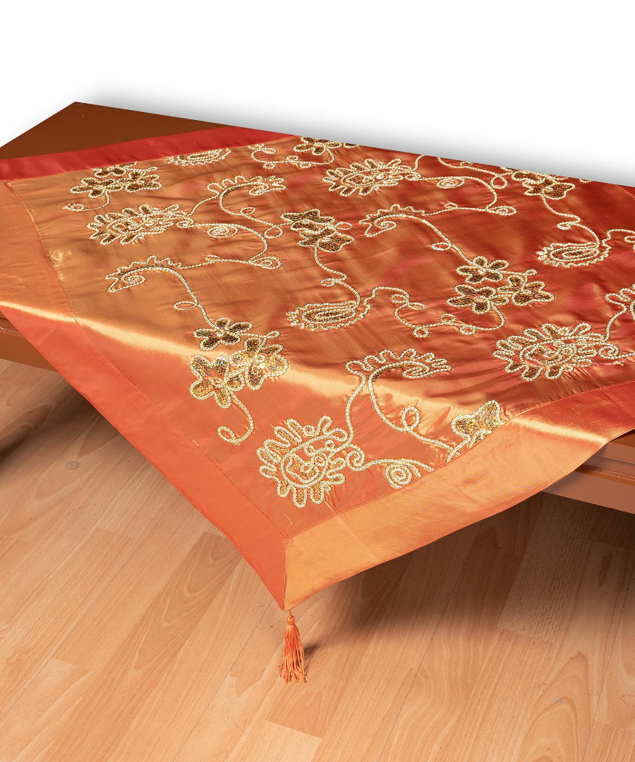 Φωτογραφία προϊόντος: Σατέν καρέ 7710 (80cm x 80cm) πορτοκαλί