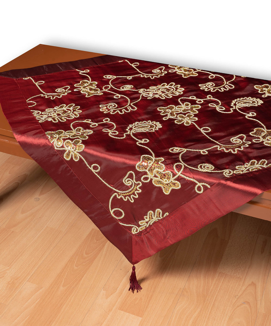 Φωτογραφία προϊόντος: SilkFashion Σατέν καρέ 7710 80x80cm μπορντώ