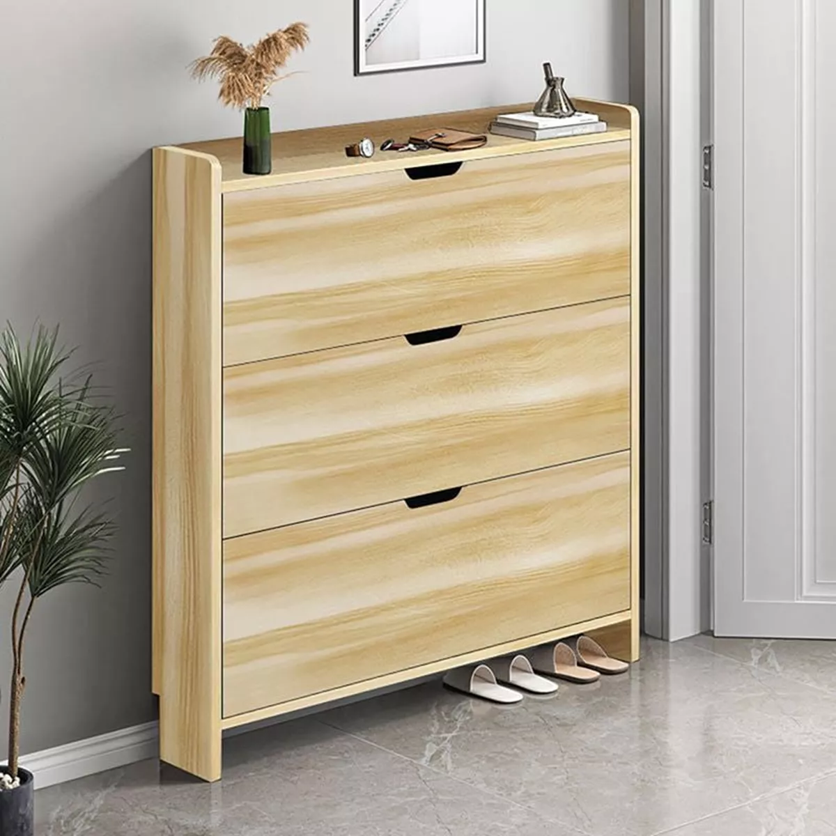 Φωτογραφία προϊόντος: Παπουτσοθήκη MDF - Melamine Sonoma 80x17x115cm (Woodwell)