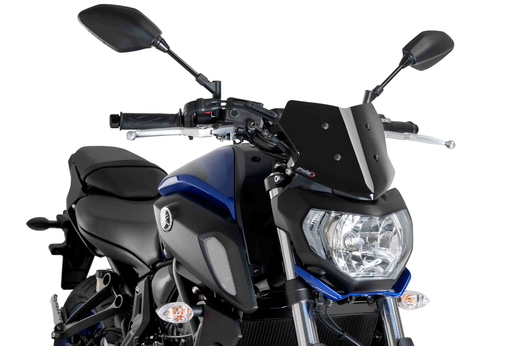 Φωτογραφία προϊόντος: ΖΕΛΑΤΙΝΑ ΜΑΥΡΗ WINDSHIELD NEW GENERATION SPORT ΓΙΑ YAMAHA MT-07 18'-20' 9666N | PUIG