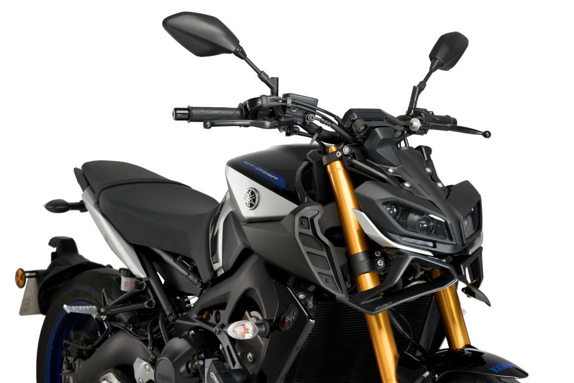 Φωτογραφία προϊόντος: ΜΠΡΟΣΤΙΝΑ SPOILERS MATT BLACK NAKED FRONTAL SPOILERS ΓΙΑ YAMAHA MT-09 '17-'20/ SP '18-'20 3482J | PUIG