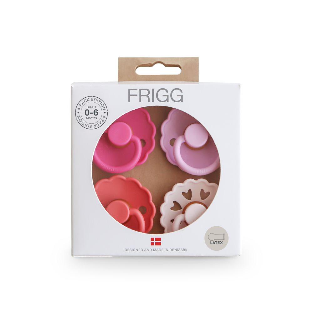 Φωτογραφία προϊόντος: Σετ 4 Πιπίλες Latex FRIGG – Rosy Romance 0-6 Μηνών