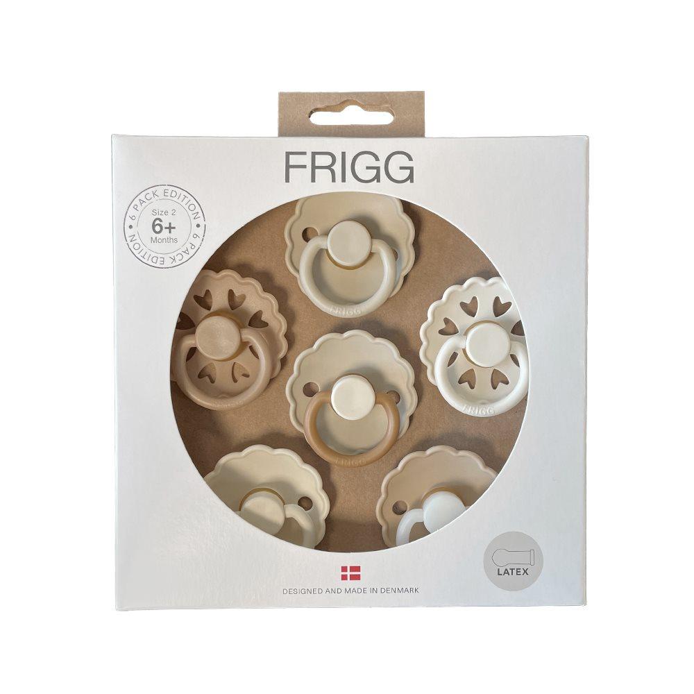 Φωτογραφία προϊόντος: Σετ 6 Πιπίλες Latex FRIGG – Cinnamon Charm 6-18 Μηνών