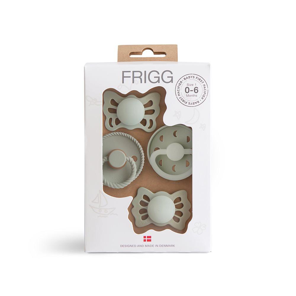 Φωτογραφία προϊόντος: Σετ 4 Πιπίλες FRIGG - Moonlight Sailing Sage 0-6 Μηνών