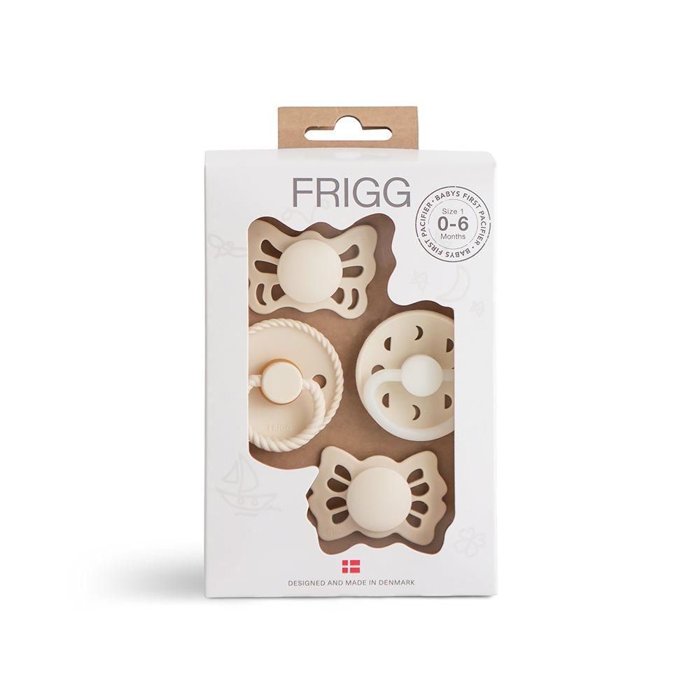Φωτογραφία προϊόντος: Σετ 4 Πιπίλες FRIGG - Moonlight Sailing Cream 0-6 Μηνών