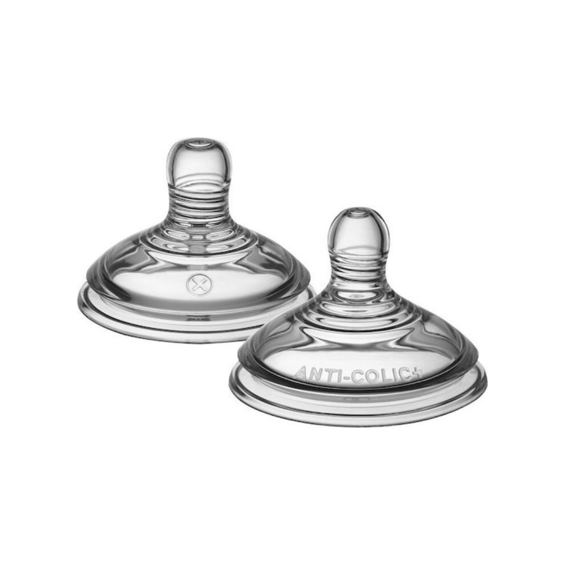 Φωτογραφία προϊόντος: Θηλές Σιλικόνης Anti-Colic Tommee Tippee Μεταβλητή Ροή 2τμχ