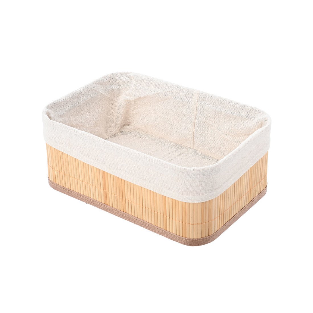 Φωτογραφία προϊόντος: Estia Καλάθι Οργάνωσης Bamboo Essentials 30X20Cm Me Επένδυση
