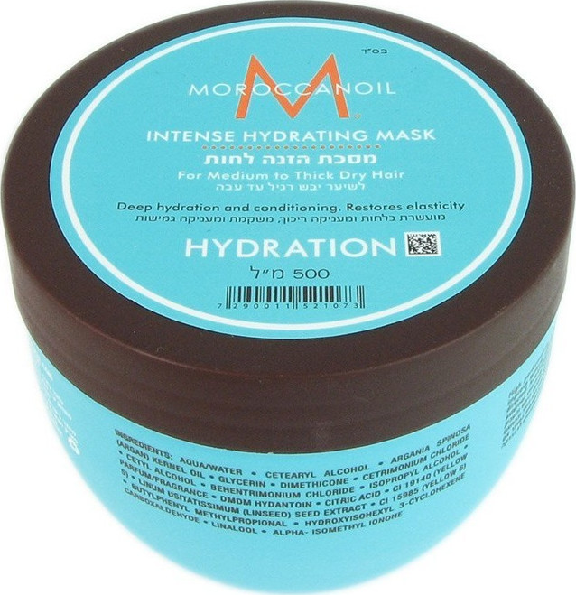 Φωτογραφία προϊόντος: Moroccanoil Intense Hydrating Μάσκα Μαλλιών για Ενυδάτωση 500ml