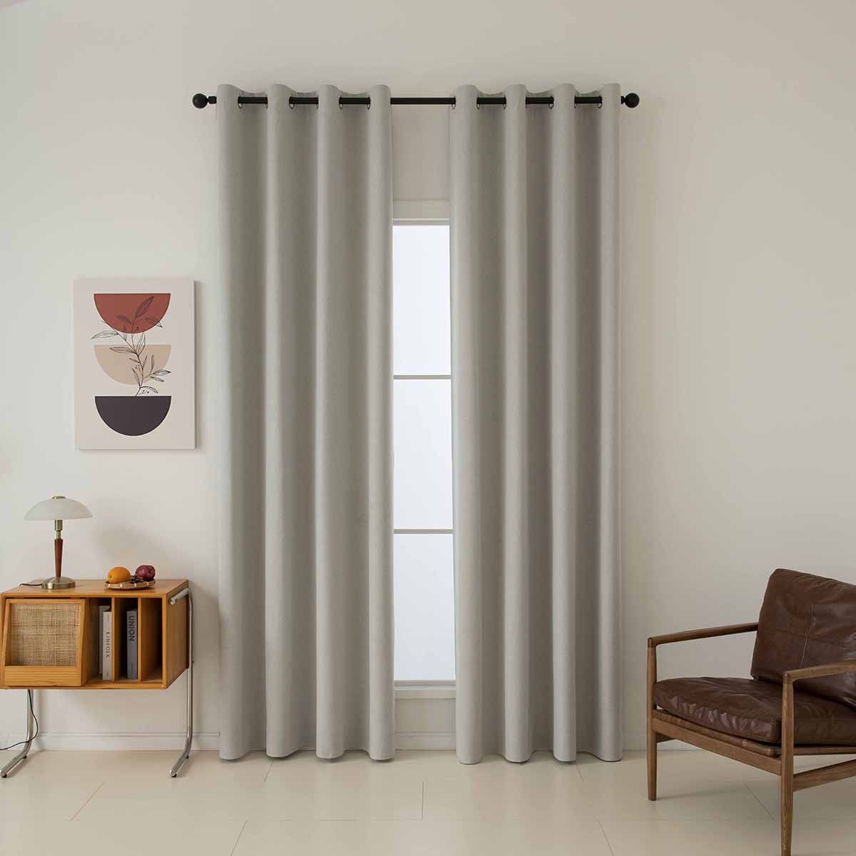 Φωτογραφία προϊόντος: Beauty Home Κουρτίνα Full Blackout σκίασης με 8 κρίκους Total Art 8446 140x270 Εκρού