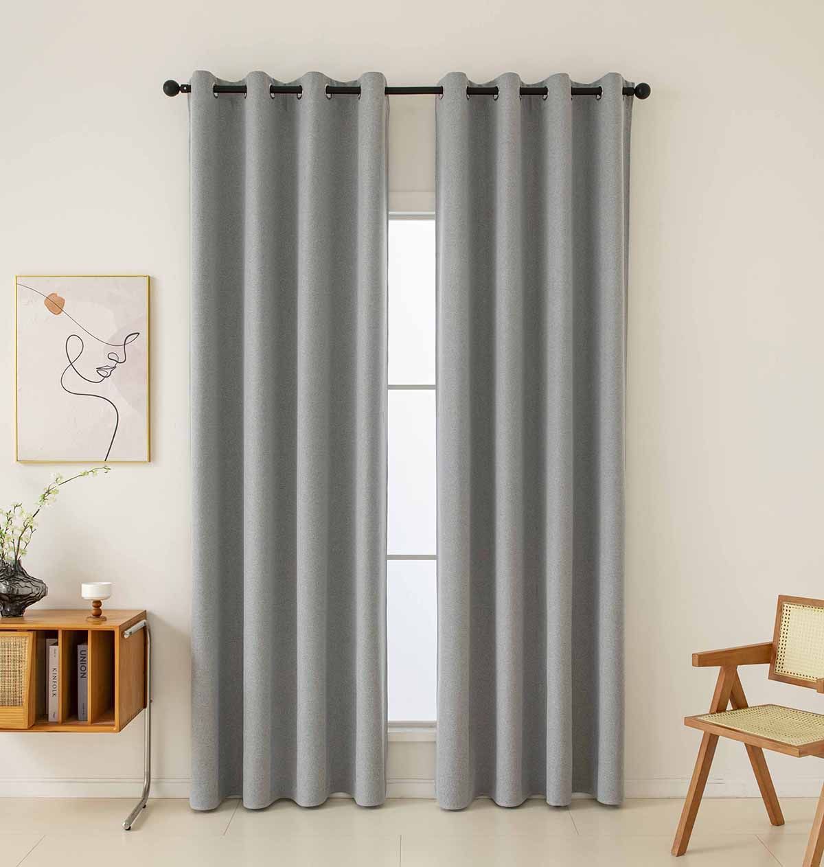 Φωτογραφία προϊόντος: Beauty Home Ύφασμα κουρτίνας με το μέτρο Full Blackout σκίασης Total Art 8446 Φ280 Γκρι