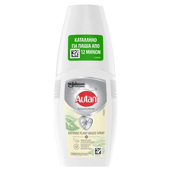 Φωτογραφία προϊόντος: Autan Defense+ Plant Based Spray Εντομοαπωθητική Λοσιόν σε Μορφή Σπρέι 100 ml