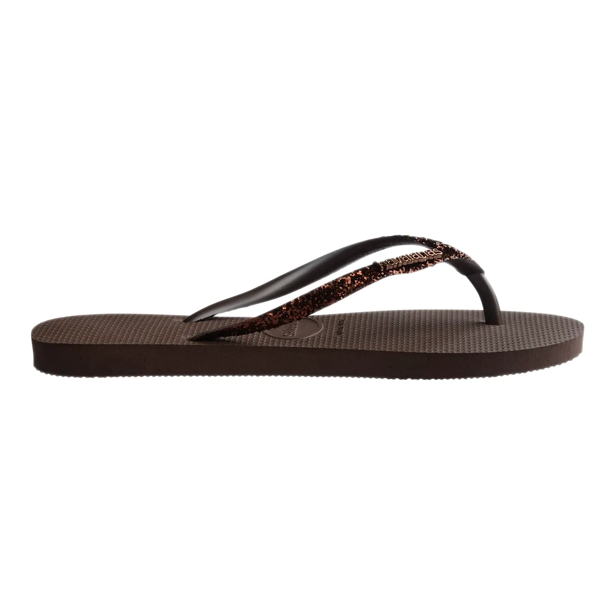 Φωτογραφία προϊόντος: Havaianas Γυναικείες Σαγιονάρες Slim Glitter II, Χρώμα Σκούρο Καφέ