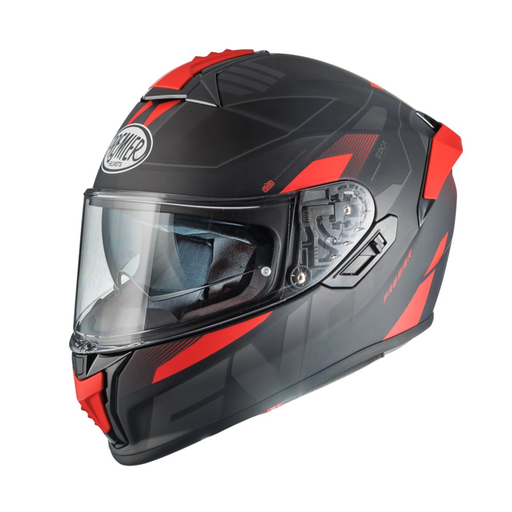 Φωτογραφία προϊόντος: Κράνος Full Face Evoluzione PR92BM Black/Red ECE 22.06 | Premier