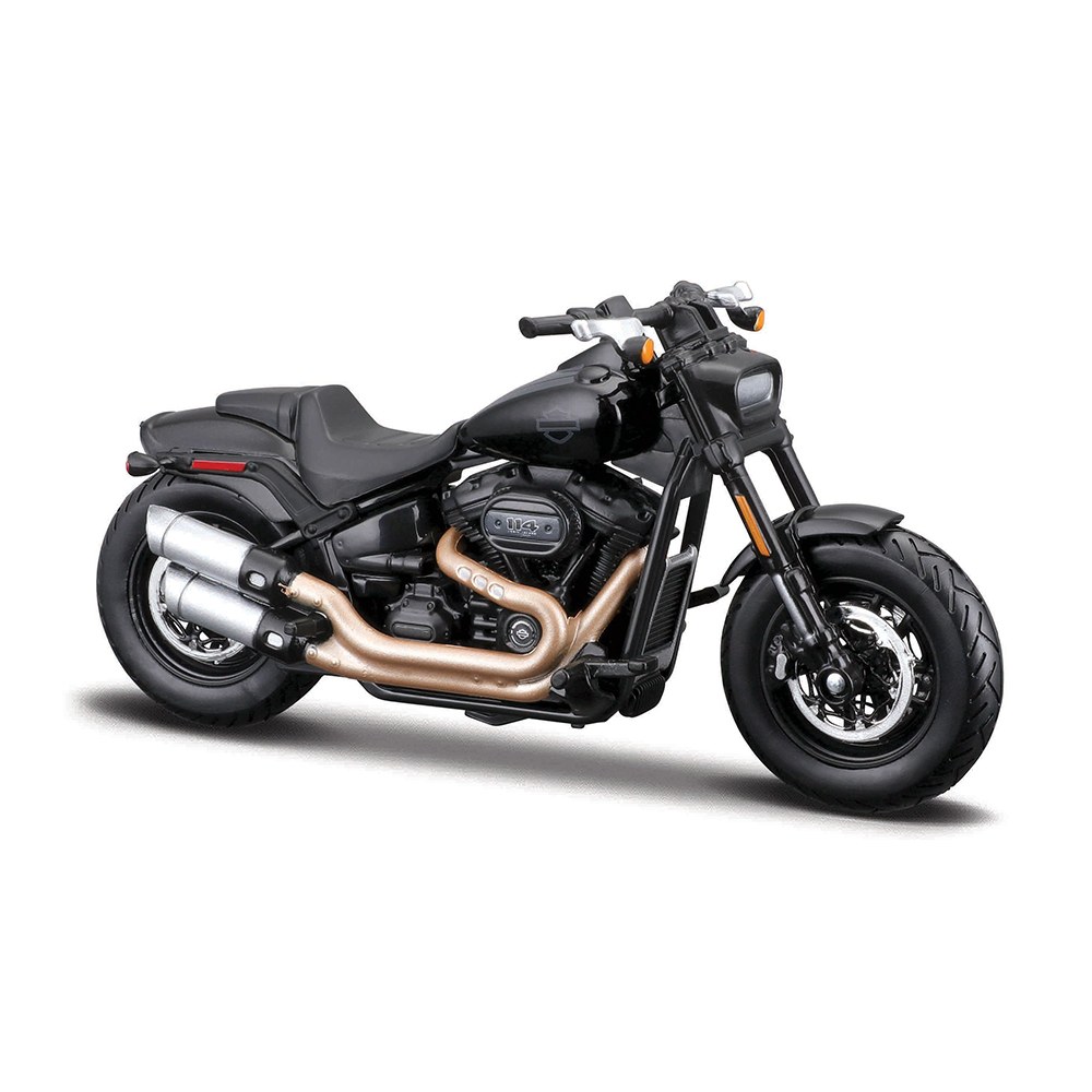 Φωτογραφία προϊόντος: Φιγούρα Harley Davidson Fat Bob Anthracite 114 2022 1:18 | Maisto