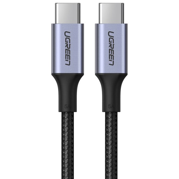 Φωτογραφία προϊόντος: Καλώδιο USB-C σε USB-C UGREEN US316, 100W, 5A, 1m, Γκρι