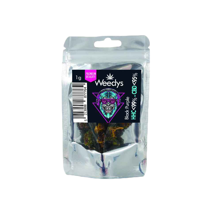 Φωτογραφία προϊόντος: Ανθοί black purple HHC 99% CBD 95% 1g/2g/5g - Weedys