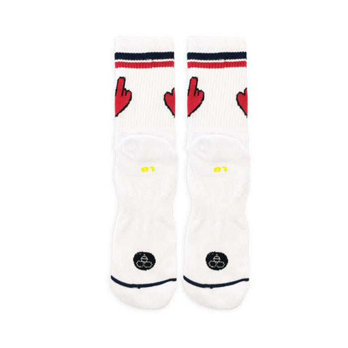 Φωτογραφία προϊόντος: Κάλτσες SOCK I LOVE TO HATE U WHITE - Bee Unsual