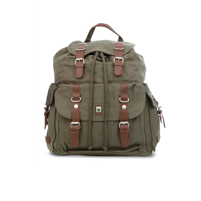 Φωτογραφία προϊόντος: Σακίδιο Hemp Backpack σε Μαύρο/Χακί - PURE