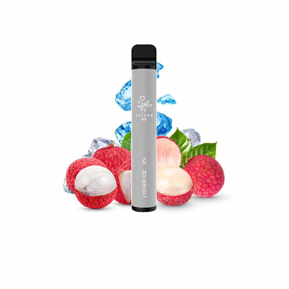 Φωτογραφία προϊόντος: DISPOSABLE ELECTRONIC CIGARETTE VAPE PEN ELF BAR LYCHEE ICE 20MG