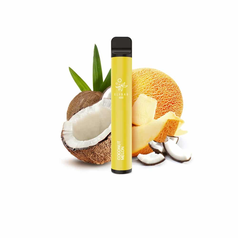 Φωτογραφία προϊόντος: DISPOSABLE ELECTRONIC CIGARETTE VAPE PEN ELF BAR COCONUT MELON 20MG