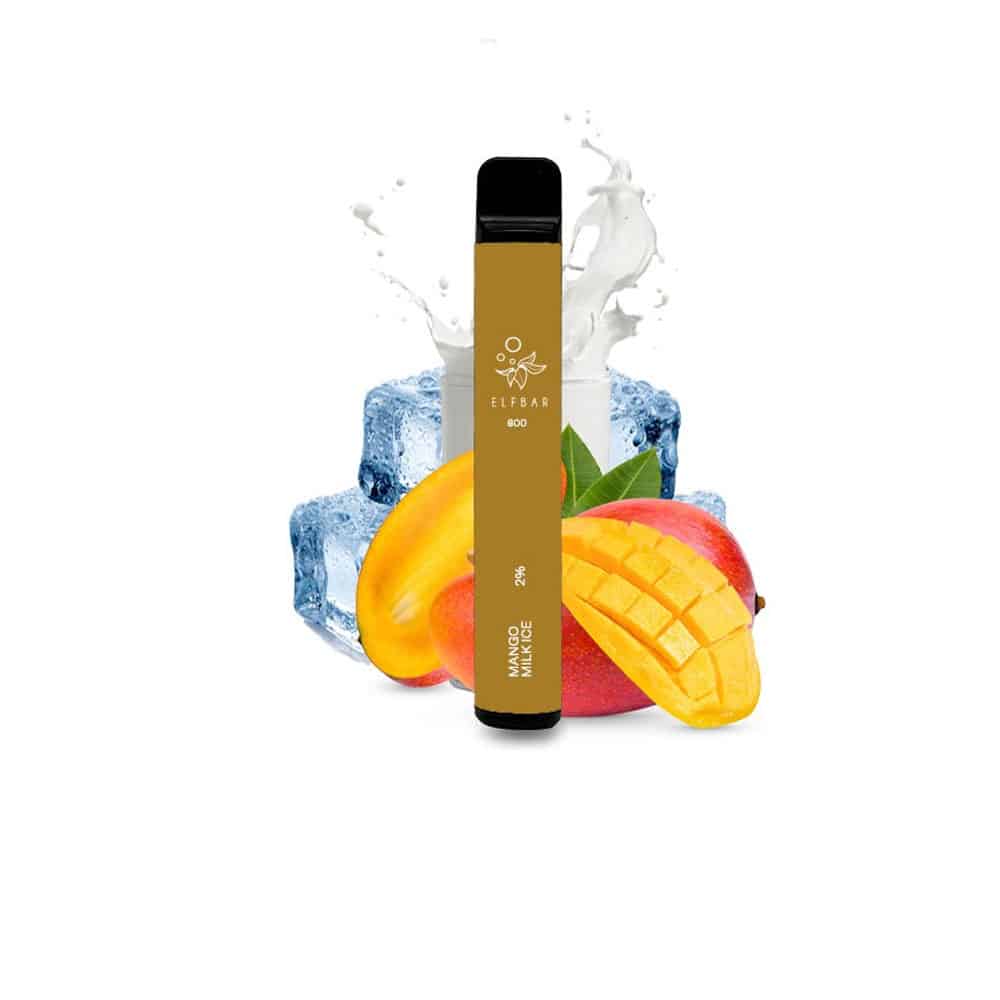 Φωτογραφία προϊόντος: ELF BAR Vape Pen μιας χρήσης Mango Milk Ice 20mg