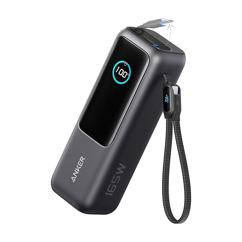 Φωτογραφία προϊόντος: Anker A1695H11 Power Bank 25000mAh 165W με Θύρα USB-A και 2 Θύρες USB-C Power Delivery Γκρι